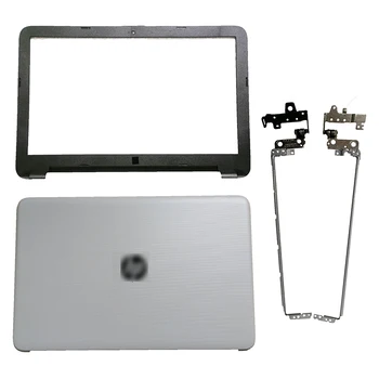 Novo Caso de Laptop HP 15-AY 15-AF 15-BA 250 255 G5 TPN-C125 Tampa Traseira do LCD/painel Frontal/Dobradiça 854988-001 859511-001 Preto/Branco