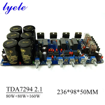 2.1 Canais TDA7294 Amplificador de Subwoofer Conselho BTL 80w*2+160w com a Proteção de Circuito de Alta Potência de Áudio do Amplificador hi-fi