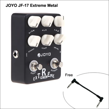JOYO JF-17 de Extreme Metal, Guitarra Eléctrica Efeito Caixa do Pedal De 3 Bandas Poderosas EQ & 6 Botões do Instrumento Musical Guitarra Acessórios