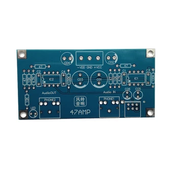 2 peça 47 amplificador de fones de ouvido do PWB da placa de circuito impresso não contém quaisquer componentes