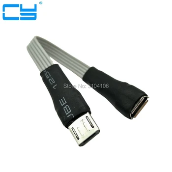 plug de Alta Qualidade 1m Micro USB 2.0 B 5pin Masculino / Feminino M/F Extensão de Carregamento de Dados Carregador de Levar Cabo Extensor 0,1 m 3m