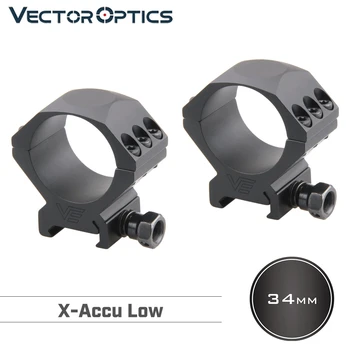 Vetor de Óptica 34mm X-Baixa Precisa RIflescope Montar Anéis de Picatinny 21mm de Alta Qualidade Seis Parafusos 1.1 Polegadas de Altura