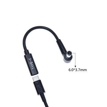 USB Tipo C para 6.0*0.6 / 6.0mmx3.7mm Plugue Macho Portátil do Conversor de Cabo de Carregamento Cabo para Notebook Asus PC Adaptador de Alimentação