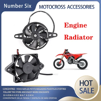 Moto Preta 12V 35W Ventoinha de Arrefecimento do radiador de Óleo Elétrica do Radiador Radiador do Motor para 85 exc 250 Honda CRF 450X ATV GO-kart