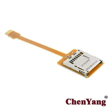 Chenyang Micro SD para Cartão de Memória TF Kit Masculino para SD Feminino Extensão Macio Televisão FPC Cabo Extensor de 10cm