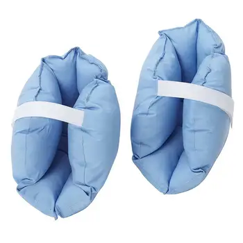 1 Par Ajustável Calcanhar, Protetor Azul Almofada De Calcanhar Do Protetor De Travesseiro Para Aliviar A Pressão De Feridas, Úlceras De Almofada Ajustável