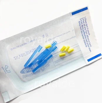 5Kit Dental Barra Azul Amarelo Clipes Parafuso de Pastilhas de Sobredentadura Anexo Implante Longo