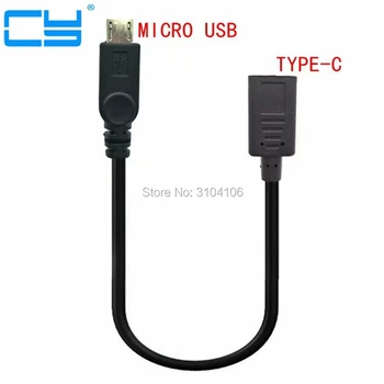tipo-C USB3.1 fêmea para Mini usb/Micro usb macho adaptador de dados de linha de alta qualidade Tipo-C cabo