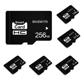 Mini Cartão de Memória SD Cartão Classe 6 Flash Cartão de Memória Microsd TF/Cartões SD 128mb 256mb 512mb 1GB 4GB para Smartphone Adaptador