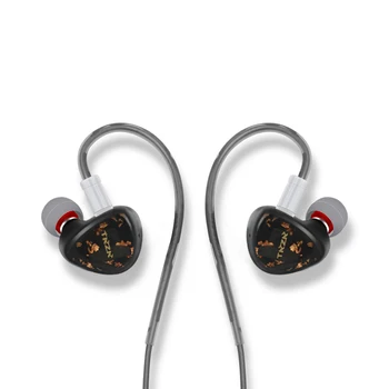 TKZK Ouranos Em-ear Monitor de 10mm CNT Diafragma Fone de ouvido 2 pinos com Fio de Fone de ouvido Hi-Res de Música de Fone de ouvido de Esportes Execução de Fones de ouvido