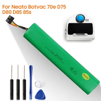 Bateria de substituição Para o Neato Botvac D80 D8 D85 85s 70 70e D75 D7500 205-0012 Varrendo Robô Bateria 3600mAh