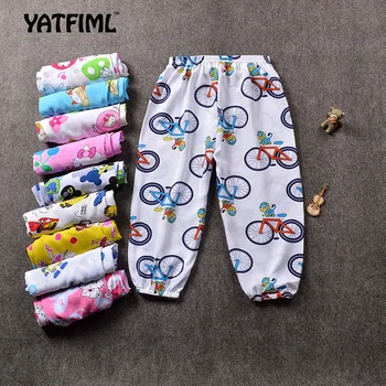 YATFIML New Kids Calças de Algodão 10 Padrões Crianças Unisex Meninos e Meninas Soltos Pijama Bottoms de Cintura Elástica de Calças de Pijama