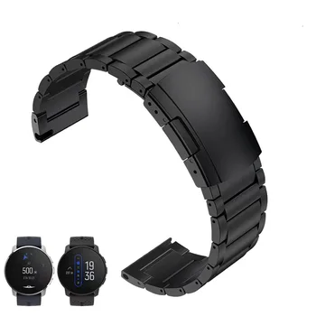 22mm de Titânio pulseira de metal para Samsung Galaxy watch 45mm/Huawei assistir 3 GT2 aço inoxidável, Titânio, alça para Amazfit GTR 47mm