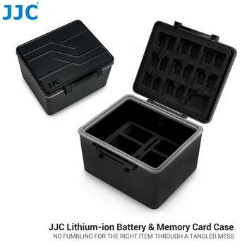 JJC 6 Slots de Bateria Caso o Suporte da Caixa se Encaixa Panasonic DMW-BLF19 DMW-BLK22 Baterias para Lumix DMC-GH3 DMC-GH4 DC-GH5 DC-GH5S DC-G9