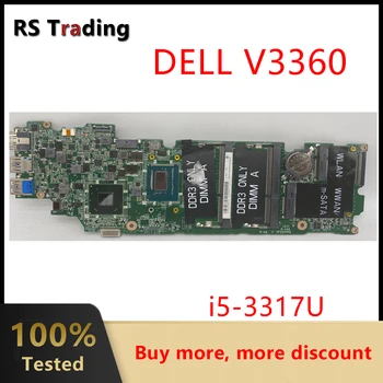 Para Dell Vostro 3360 V3360 CPU:i5-3317 DA0V07MBAD1 Laptop placa-Mãe placa-mãe 100% Testada