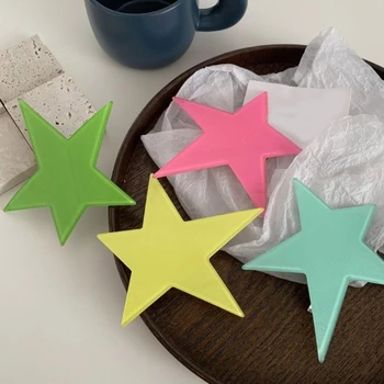 As meninas de Cabelo Clip Lindo Presilhas Irregulares em Forma de Estrela Gancho de Plástico Grampo de Cabelo para o Design Exclusivo Grampos para Adolescentes