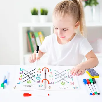Caneta Controle de Pintura Livro Montessori Brinquedos Brinquedos de Aprendizagem para Crianças Tablet de Desenho de Bebê Formação de Brinquedos Educativos Livro de Jogo