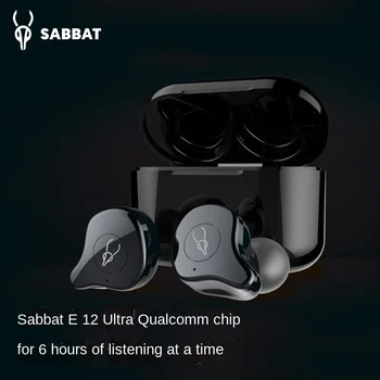 Sabbat E12 Ultra APTX Bluetooth 5.2 Fone de ouvido sem Fio Verdadeiro Fones de ouvido TWS Estéreo de Fone de ouvido Sport Impermeável Aparelhagem hi-fi de Redução de Ruído