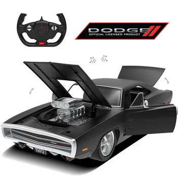 NOVO Dodge R/T Motor de Carro RC 1:16 Escala de Controle Remoto Modelo de Carro Rádio Controlado a Bateria Recarregável de Auto Brinquedo para Crianças para Adultos