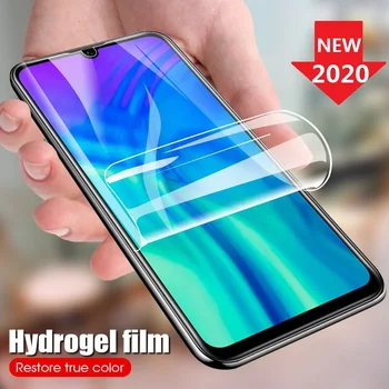 Proteção de Hidrogel Filme para Huawei Y9 Primeiro-2019 Y9s Protetor de Tela Huawei Y5 Y6 Y7 Primeiro-Pro 2019 2018 (Não de Vidro) Filme Folha