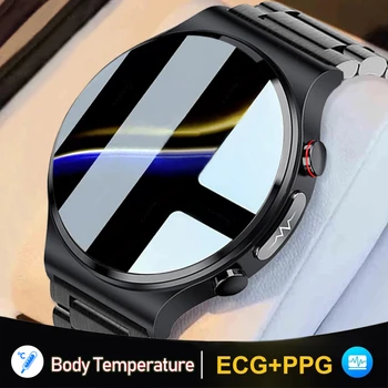 2022 Novo ECG+PPG Inteligente Homens do Relógio de frequência Cardíaca Pressão Arterial Relógios de Fitness Tracker IP68 Impermeável Smartwatch Para Xiaomi