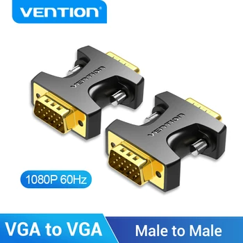 Intervenção VGA para Adaptador VGA Macho para Fêmea do Conector 15 Pin 1080P 60Hz para o Monitor do PC Portátil Projetor VGA Cabo Adaptador