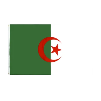 FLAGHUB 60X90 90X150cm Argélia Bandeira Nacional Bandeira atividades do Escritório Desfile Para a Decoração