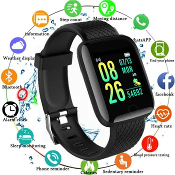 D13 Bluetooth Smart Watch Homens Mulheres Pressão Arterial Monitor De Frequência Cardíaca D20 Pro Esporte Smartwatch De Fitness Tracker Para Xiaomi Huawei