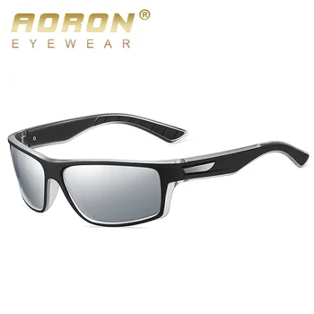 AORON Novos Óculos Polarizados Exterior Condução UV400 Óculos da Moda masculina de Esportes Óculos de sol Coloridos