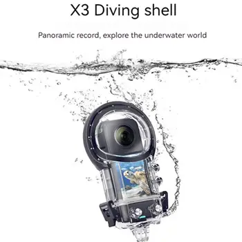 Câmara de Mergulho Caso Leve 50m à prova d'água de Profundidade Compatível Para em-s-t-a-3-6-0 X3 Aciton Acessórios para câmeras