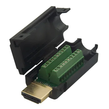 Novo estilo HDMI Conector Macho Com Conexão a Parafuso