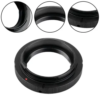 Liga de alumínio Preto T2-EOS Adaptador de Montagem T2/T Ring Para Canon EOS EF Câmera DSLR 750D,700D,650D,600D