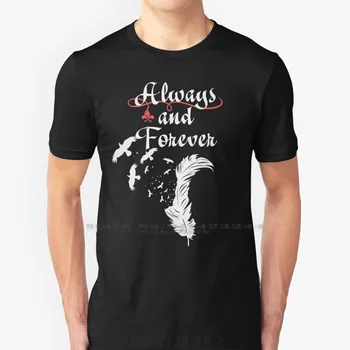 Sempre E Para Sempre De T-Shirt 100% Algodão Puro Mikaelson Família Original De Vampiros Joseph Morgan, O Klaus Mikaelson