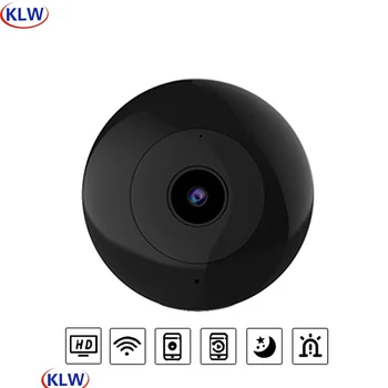 KLW C2 HD720P Lente wi-Fi sem Fios Mini Home Security dia de Visão Noturna de Vigilância Monitor Remoto Max 64G TFCard Câmara Aplicativo de Telefone