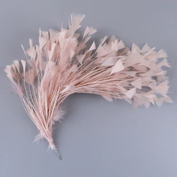 25-30Cm Marabu Turquia Penas Flor Headwear Plumas Plumas de Casamento Capacete Acessório Decorativo Penas DIY Artesanato