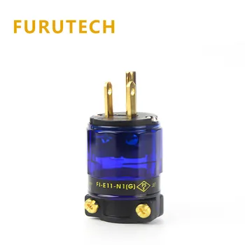 FURUTECH FI-11M-N1 / FI-11-N1(G) Potência de Áudio Plug banhado a Ouro 24K IEC Conector plug 1set/2pcs 15A/125 V hi-fi MATIHUR