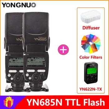 YONGNUO YN685N TTL de flash Speedlite YN685 de Flash sem Fio para Nikon D3100 D3200 D5200 D5300 D750 D80 D90 D800 Câmera DSLR D7100