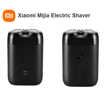 Xiaomi Mijia Dupla Float Lâminas de Barbear Tipo-C Barbeador Elétrico IPX7 Impermeável Silenciosa do Motor a Seco Molhado Elétrico S100 de Barbear