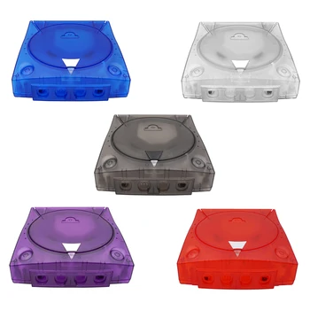 Consola de jogos Protetor de Caixas de Acessórios do Jogo Caso Translúcido para SEGA Dreamcast DC Protetor Shell de Substituição