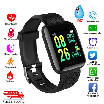 D13 Smart Watch Homens Bluetooth Esportes Fitness Tracker Assistir a Mulher do Monitor de Ritmo Cardíaco Impermeável Smartwatch Para Android IOS