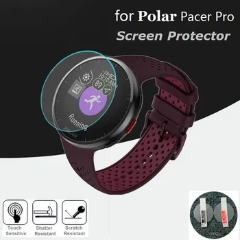 VSKEY 3PCS Smart Watch Protetor de Tela para o Polar Pacer Pro Vidro Temperado Resistente a riscos, Película Protetora