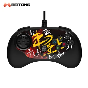 BEITONG Original Betop USB com Fio controle de jogo de Luta de Arcade de Jogo Joystick Controle Para Android TV/PC/ Vapor,Street Fighter,Tekken 7