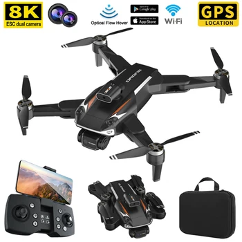 JJRC X25 Drone com HD de 8K Câmera Dupla Escova GPS Fluxo Óptico para Evitar Obstáculos Controle Remoto de Aeronaves Quadcopter Brinquedos