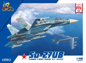 A Parede grande Hobby L4827 escala 1/48 russo Su-27UB 