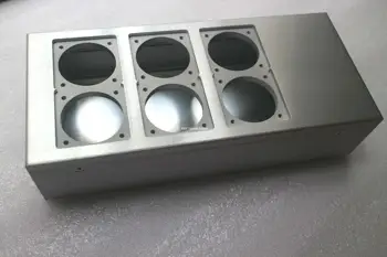 UE padrão de soquete de alimentação montador de alumínio DIY Instalação do shell de chassis para áudio, plugue Europeu