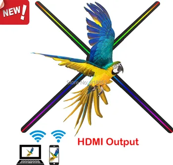 2020 mais recente HDMI única dseelab 3d holograma fã de publicidade led ventilador de exibição