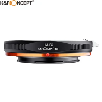 K&F CONCEITO LM-FX Leica M para Montagem de Lente para Fuji FX XF montar o corpo da Câmera anel Adaptador para Fujifilm FX Montar X-Pro1 Corpo da Câmera