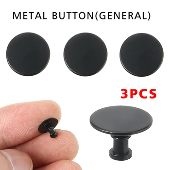 3 Pcs Banda de Metal Botões para Xiaomi Mi Banda 6/5/4/3 Pulseira de Silicone Pulseira de Substituição de Acessórios de Alumínio Pregos, Botões
