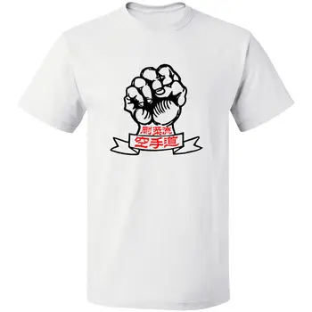 Nova Chegada dos Homens de Moda Vintage Goju Ryu Kai Karate do Logotipo T-Shirt 100% Algodão Frete Grátis S-2Xl 100% Algodão Marca