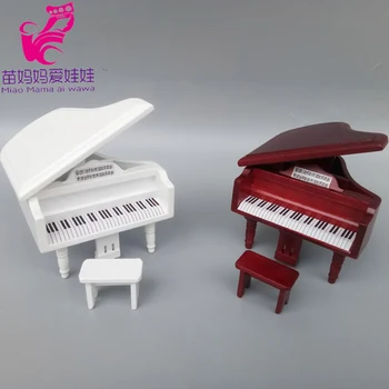 Mini Piano Modelo para a Casa de Boneca da Decoração Diy Funiture para a Barbie Boneca Blythe BJD Ob 11 Boneca Acessórios
